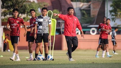 Potret Latihan Timnas Indonesia U-19 Jelang Semifinal Lawan Malaysia