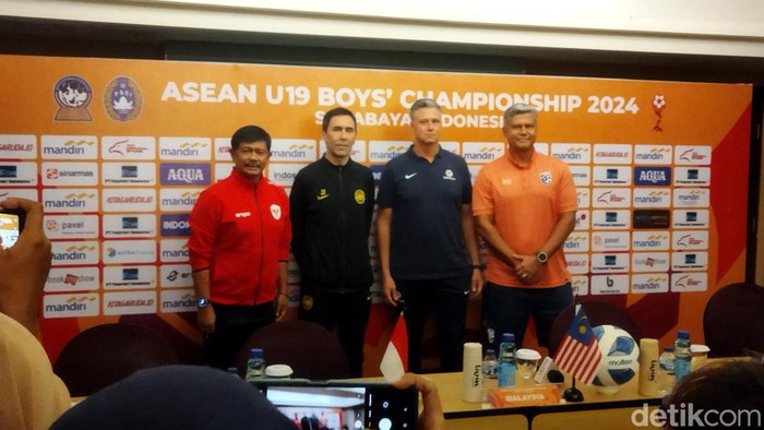 Pre-Match Press Conference laga Indonesia vs Malaysia AFF U-19