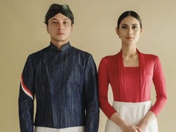 Foto: Seragam Tim RI di Opening Olimpiade 2024, Nicholas Saputra Jadi Modelnya