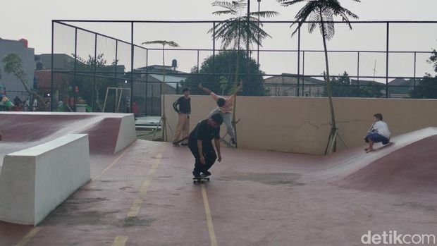 Skatepark di Taman Dafici, 26 Juli 2024. (Astrid Meishella/detikcom)