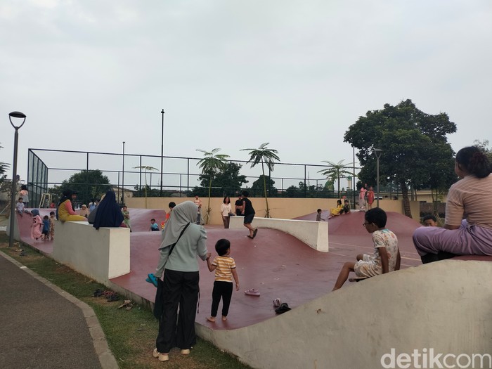 Skatepark di Taman Dafici, 26 Juli 2024. (Astrid Meishella/detikcom)
