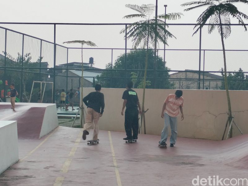 Skatepark di Taman Dafici, 26 Juli 2024. (Astrid Meishella/detikcom)