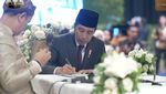 Saat Thariq Halilintar Ngebut Ucapkan Ijab Disaksikan Jokowi dan Bamsoet