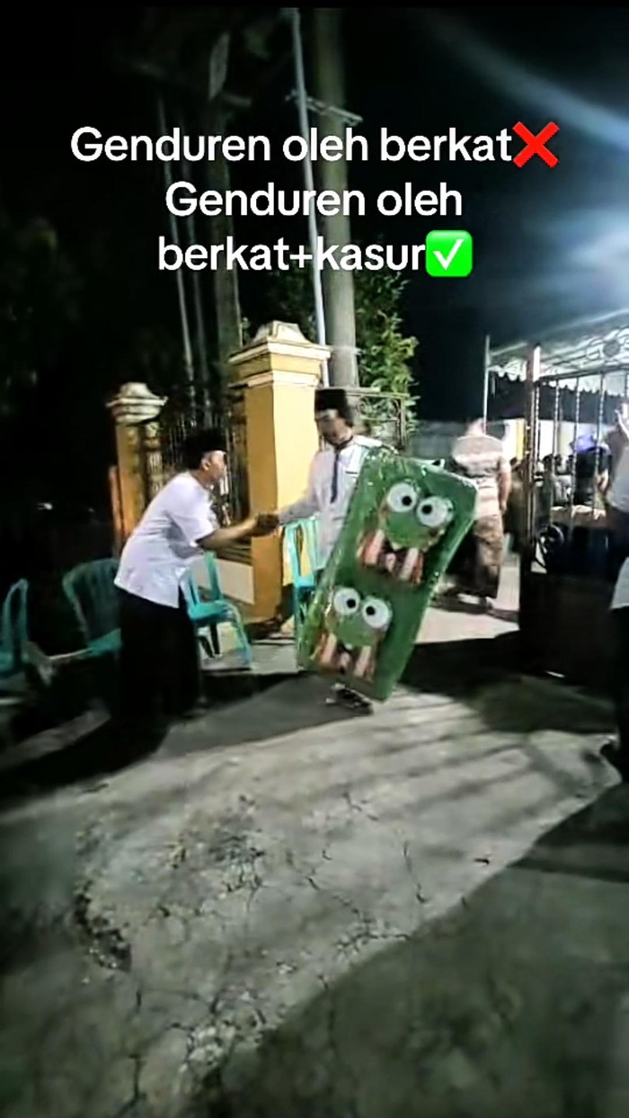 Viral kenduri di Blitar dapat berkat kasur