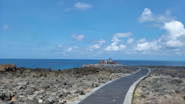 Water Blow Nusa Dua Bali. (Tangkapan layar Google Earth/Shivana Meera Sharma)
