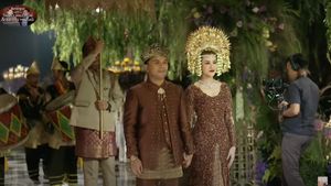 Foto Resepsi Thariq-Aaliyah Massaid, Usung Adat Minang Dengan Dekorasi Mewah