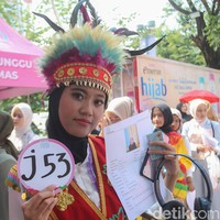 Wolipop melihat semangat dan antusias dari peserta yang mengikuti audisi Emeron Hijab Hunt 2024 di Jabodetabek. Ada yang membawa properti pendukung dan sudah mengenakan busana sesuai dengan bakat masing-masing. Foto: Rifkianto Nugroho.