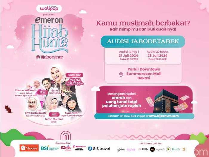 Emeron Hijab Hunt 2024 Audisi Jabodetabek