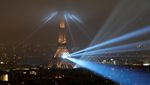 Gemerlap Menara Eiffel Saat Pembukaan Olimpiade Paris 2024
