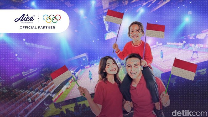 Ilustrasi Olimpiade 2024 Logo Aice