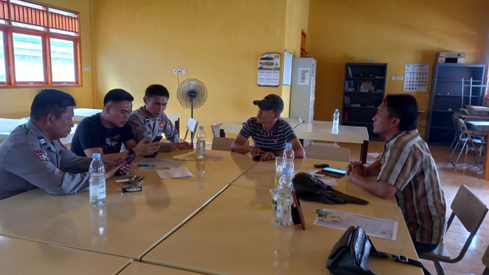 Mediasi keluarga siswi SMP pelaku dan korban bullying di Muara Enim.