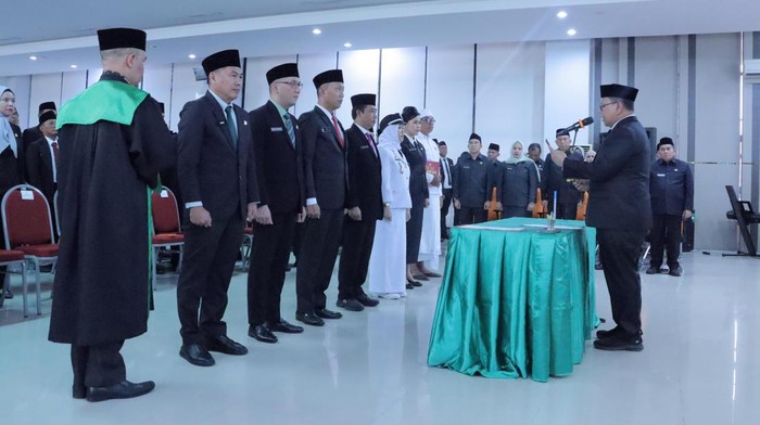 Pengambilan sumpah jabatan penjabat di Palembang