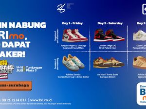 Banyakin Nabung di BRImo, Auto Dapat Sneakers Eksklusif! Ini Caranya