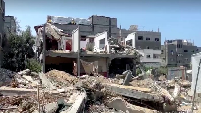 Serangan Israel ke Sekolah di Deir al-Balah Gaza