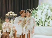 Thariq Halilintar Cium Aaliyah Massaid Usai Ijab Kabul