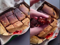 Begini Tampilan dan Rasa Martabak Rating Terburuk di Ojol