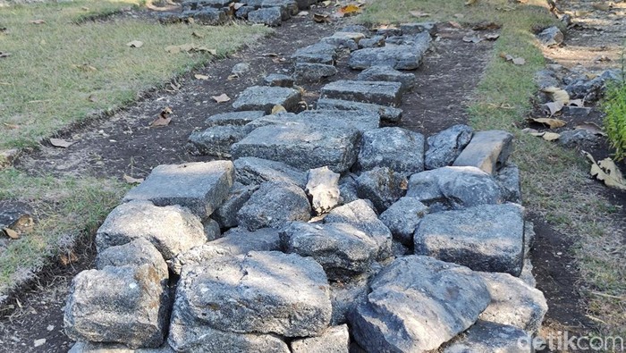 Penampakan reruntuhan Candi Plembutan yang berada di Kalurahan Plembutan, Kapanewon Playen, Gunungkidul.