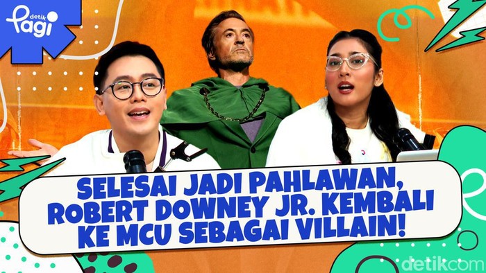 Detik Pagi edisi Senin, 29 Juli 2024 membahas Selesai Jadi Pahlawan, Robert Downey Jr Kembali ke MCU sebagai Villain!