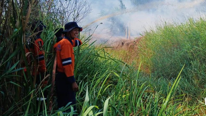 Karhutla di Ogan Ilir 2 Hektare lahan terbakar.