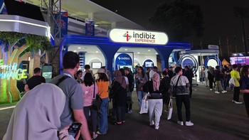 Digiland 2024 hari kedua berlanjut dengan kompetisi lari yang terbuka untuk masyarakat umum dengan total peserta hingga 10 ribu orang pada Minggu (28/7/2024).  Foto: Rachmatunnisa/detikINET