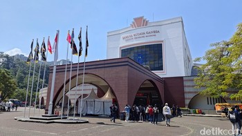 Grand final FFWS ID 2024 Fall diselenggarakan di Sasana Budaya Ganesha (Sabuga) ITB, Bandung. Foto: (Panji Saputro/detikINET).