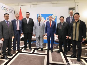 Prabowo Bertemu Presiden Olimpiade Paris, Ada Erick Thohir-Dito Ariotedjo