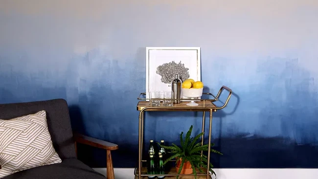 5 Inspirasi Cat Dinding yang Unik dari Motif Marmer hingga Ombre