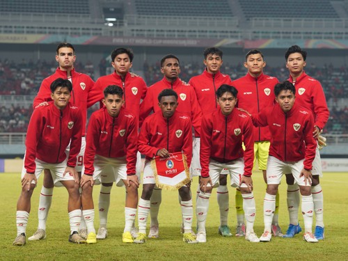 Skuad Timnas Indonesia di Piala AFF U-19 2024.