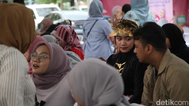 Suasana Emeron Hijab Hunt 2024 Jabodetabek yang digelar di Bekasi, Sabtu (27/7/2024).