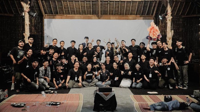 Suasana pemutaran film di Irama Visual Pangandaran