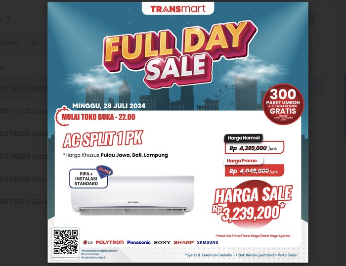 Transmart Full Day Sale