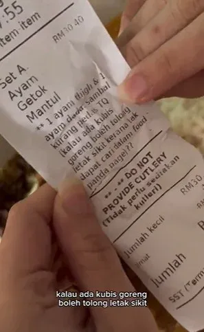 Catatan minta kol goreng dituruti sampai bikin netizen nangis terharu