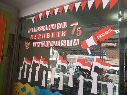 Dekorasi ruang kelas 17 Agustus. Pinterest (Foto: Teutic)