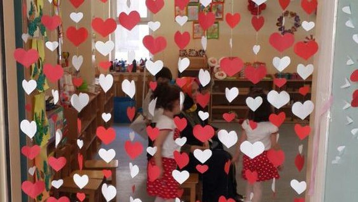 Dekorasi ruang kelas saat 17 Agustus. (Pinterest)