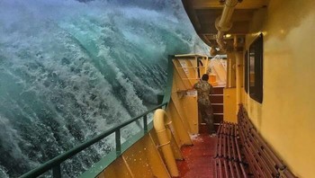Foto dari pekerja feri Sydney. Foto: Reddit via Boredpanda