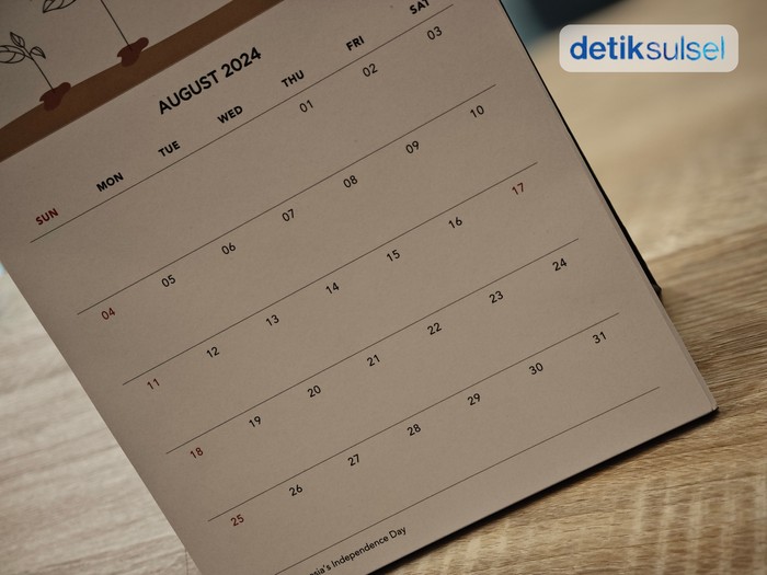 Kalender Agustus 2024