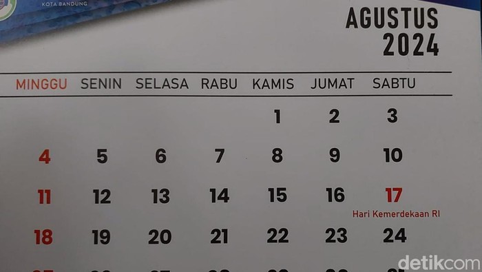 Kalender Agustus 2024