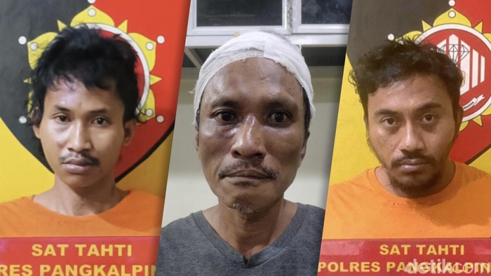 Komplotan pembobol rumah di Pangkalpinang yang gasak emas senilai Rp 1 miliar.