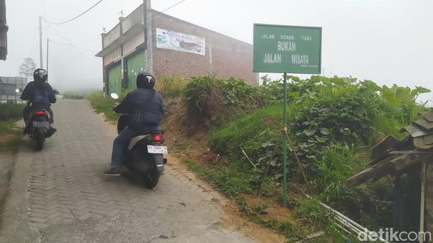 Lokasi kawasan Blumbangroto yang berada di Desa Adipuro, Kecamatan Kaliangkrik, Kabupaten Magelang, Senin (29/7/2024).