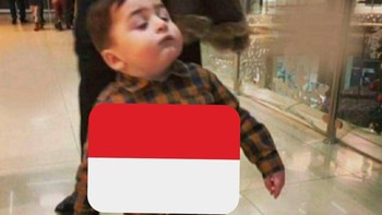 Gaya orang Indonesia pas sudah juara piala AFF U-19. Foto: (X/Twitter)