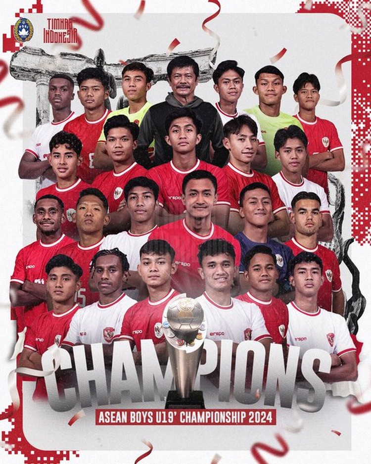 Meme Indonesia Juara Piala AFF U-19 2024