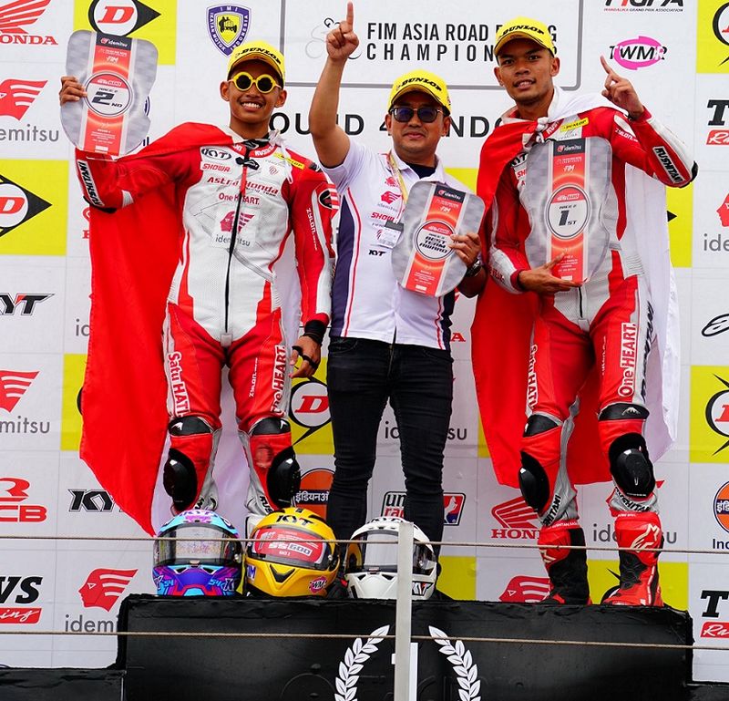 Pebalap Indonesia borong podium ARRC Mandalika 2024