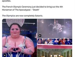 Pembukaan Olimpiade Dikecam Ritual Setan dan Hina Kristiani