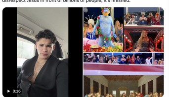 Petinju Amerika Serikat Ryan Garcia mengecam pembukaan Olimpiade Paris. Umat Kristen boikot Olimpiade. Olimpiade sudah selesai. Sekali kalian tidak menghormati Yesus di hadapan miliaran orang, itu sudah tamat, katanya. Foto: Twitter