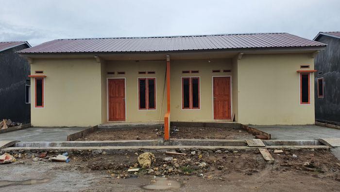 Penampakan rumah di Rindra Pratama V Tahap 2.