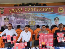 Satresnarkoba Polres Gianyar Tangkap Delapan Pelaku Peredaran Narkoba