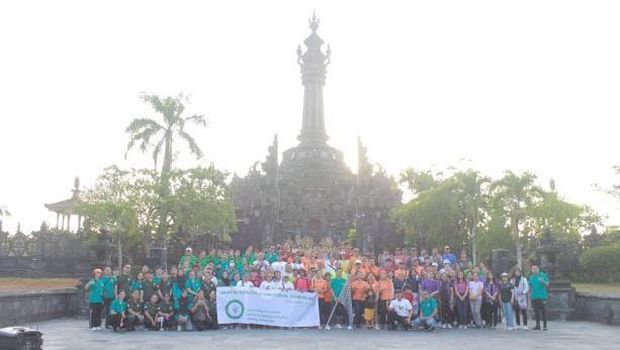 Perayaan Hari Kesehatan Mental Sedunia pada, Minggu (15/10/2023). (Istimewa/Gede Krisna Juliartha Putra)