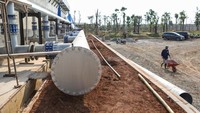 Pembiayaan proyek tersebut menggunakan konsep green financing yang mendorong pelaku usaha agar mengedepankan bisnis ramah lingkungan. Ini merupakan proyek kerja sama antara PT Bank Hibank Indonesia dengan PT Bintang Mahameru Sejahtera, PT NBF Tirta Sejahtera, dan Perusahaan Umum Daerah (PERUMDA). 