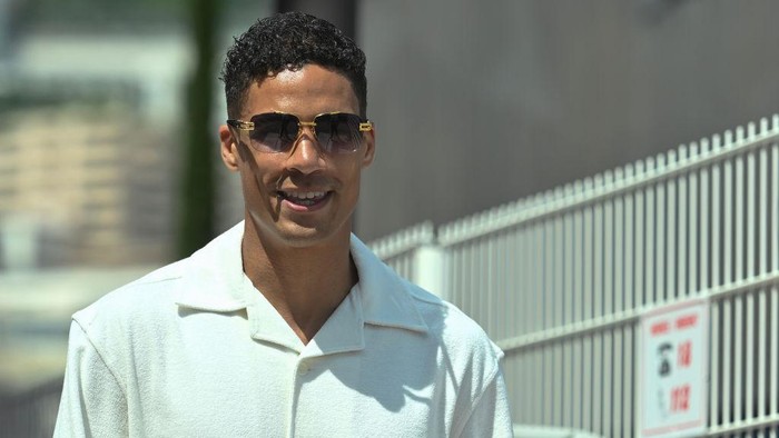 MONTE-CARLO, MONACO - MAY 26: Raphael Varane during the F1 Grand Prix of Monaco at Circuit de Monaco on May 26, 2024 in Monte-Carlo, Monaco.(Photo by Vince Mignott/MB Media/Getty Images)
