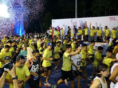 Ribuan Orang Ikut Lomba Lari Digiland 2024